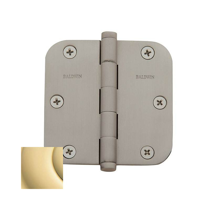 3.5" H × 3.5" W Butt/Ball Bearing Single Door Hinge, Lifetime Satin Nickel