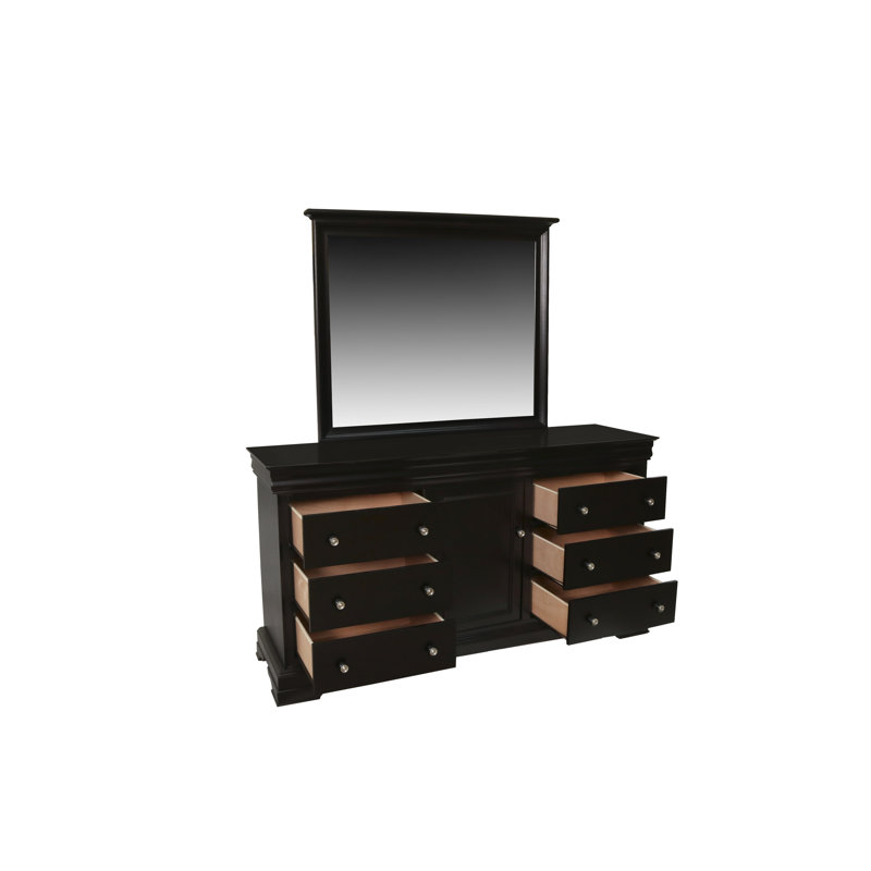 Miroir de commode rectangulaire Wellington
