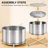 TATAANTY 28 Inch Stainless Steel Smokeless Fire Pit , with Grill Rack & Support Stand, for Patio Backyard Bonfire BBQ-129184084