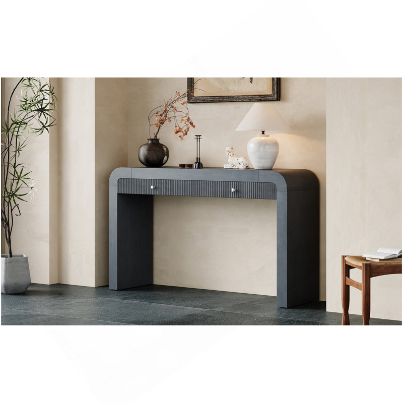Console Rustic, Bleu marine foncé