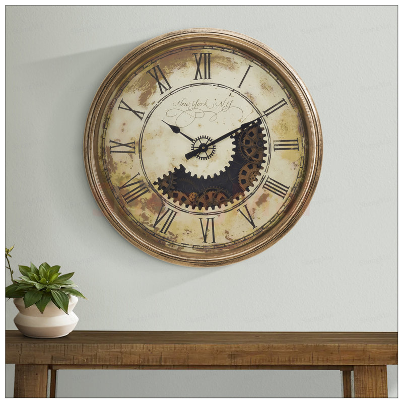 Très grande horloge murale 30 po