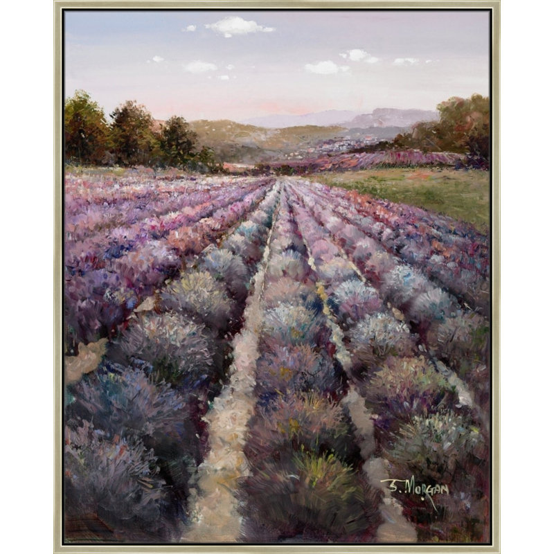 Lavender Fields Forever Print, Champagne