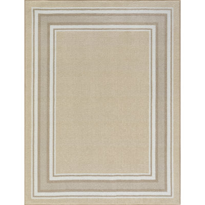 Avigail Beige Non-Slip Area Rug