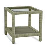 Pine Isle Glass End Table