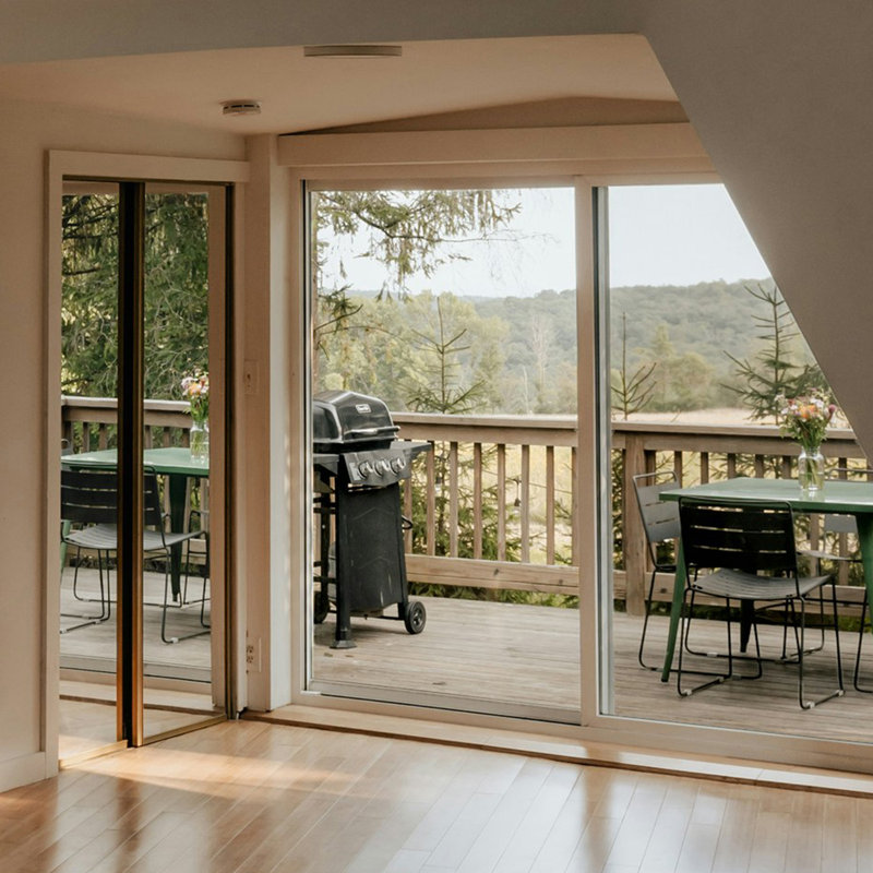 Porte coulissante et isolante en aluminium Luvindow Superior