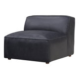 Foley Genuine Leather Slipper Chair