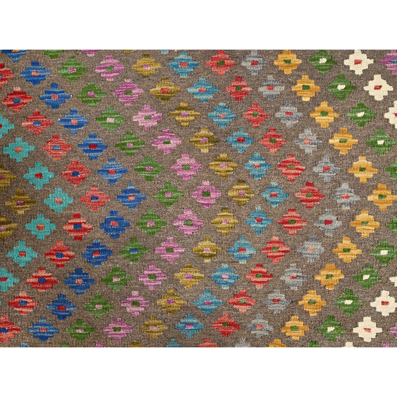 Tapis oriental kilim en laine tissé à la main 7 pi x 9 pi 8 po A80D99E99961476B81334A0B6C8CA21D