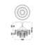 Lustre rond en acier inoxydable clair à 3 niveaux Kiska-89223190-89223196-130633176
