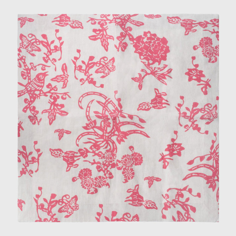 Linen Square Napkins, Pink