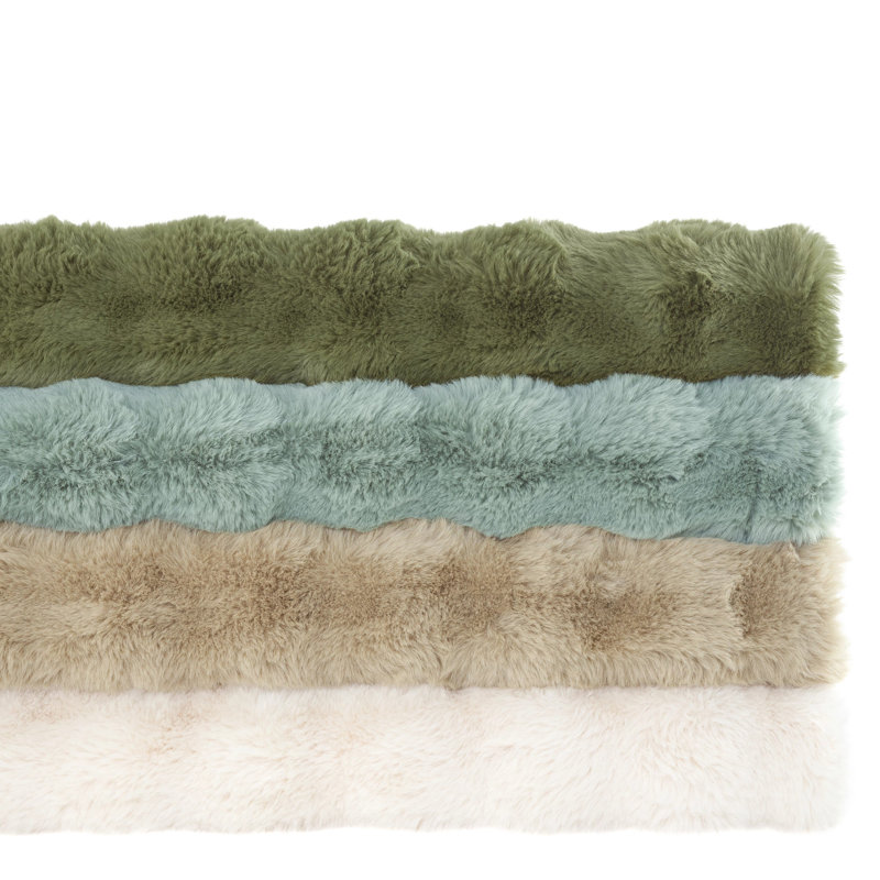 Fab Faux Throw, Ivory