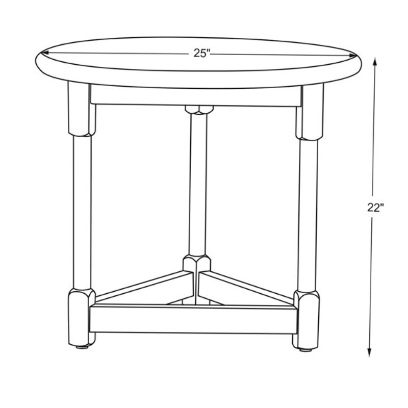 Becki Owens x Surya Leandro End Table, Brown