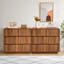 Commode 3 tiroirs moulée cannelée 31,5 po-750056772