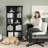 Tall 5 Shelf Bookcase in Vintage Black-296965713