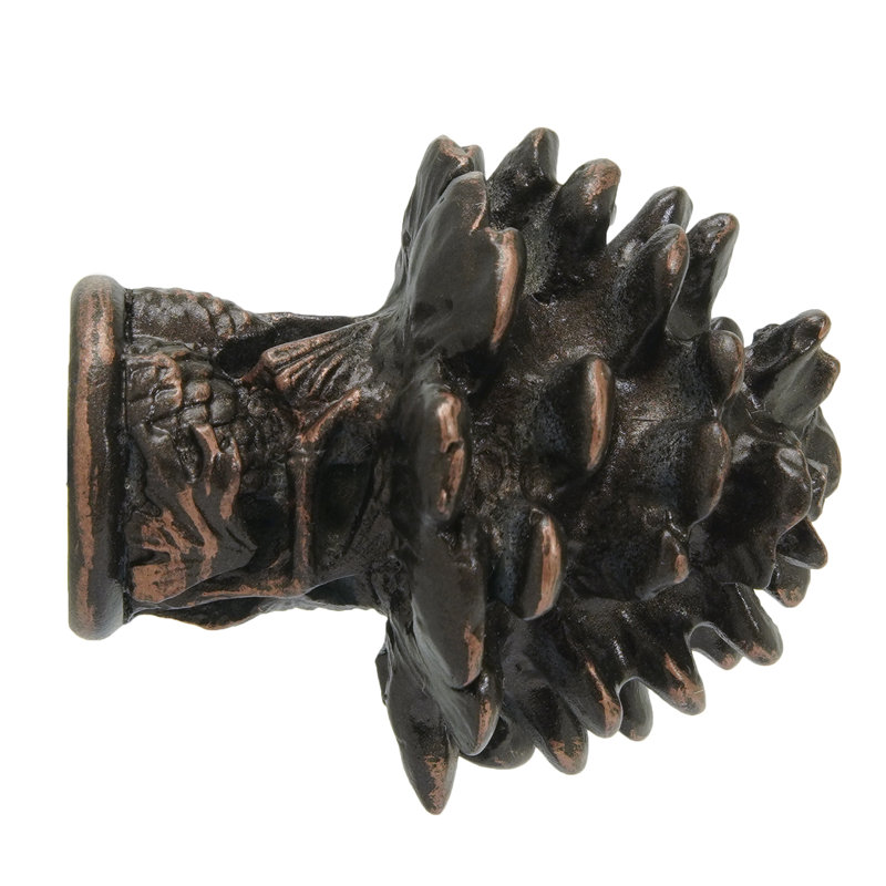 Lodge pinecone knob  in finish Oil Rub Bronze