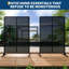 Freestanding Metal Garden Privacy Screen 180 x 117 cm, Rust-Resistant Decorative Outdoor Divider Trellis Fence for Patio, Balcony, Backyard, Pool, Hot Tub & Indoor Room, Brown-128726241