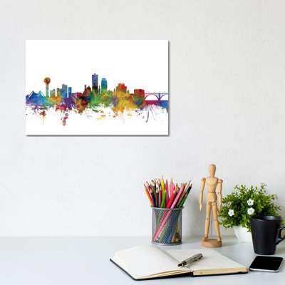 Knoxville, Tennessee Skyline by Michael Tompsett - Wrapped Canvas Gallery-Wrapped Canvas Giclée