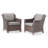 Littlerock Outdoor Patio Wicker Chair With Cushions (Set of 2)-1469051098