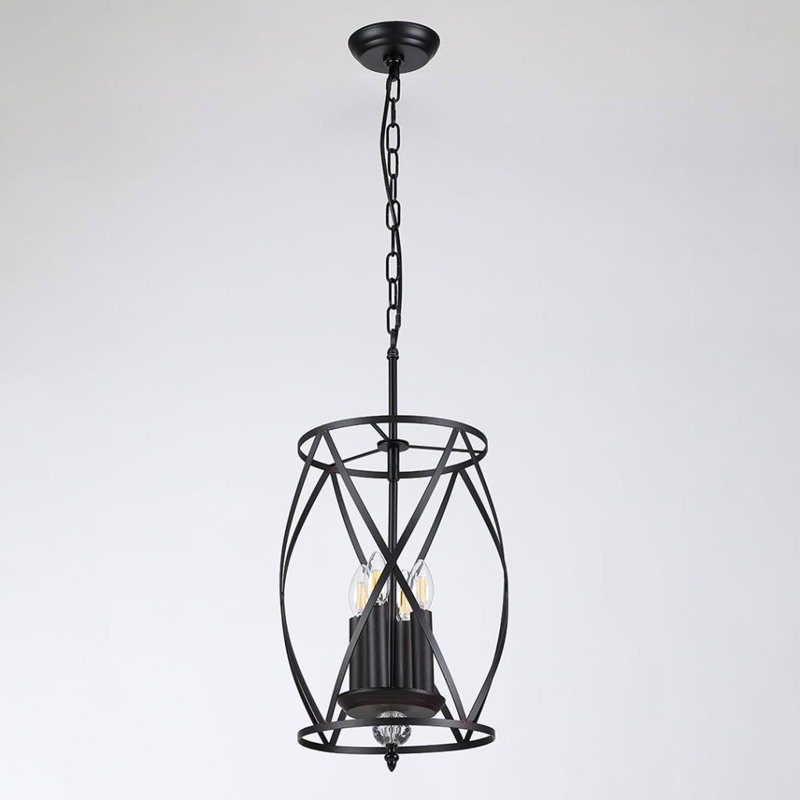 Eryk 4 - Light Unique/Statement Pendant, Oil Bronze