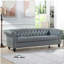 Canapé Chesterfield à accoudoirs roulés 84,65 po.-824275091