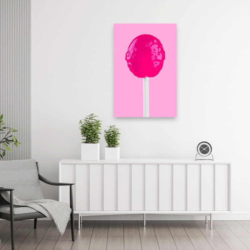 Sweet Sweet Lollipop Retro Vibrant Contemporary, impression murale, 36" H x 24" W