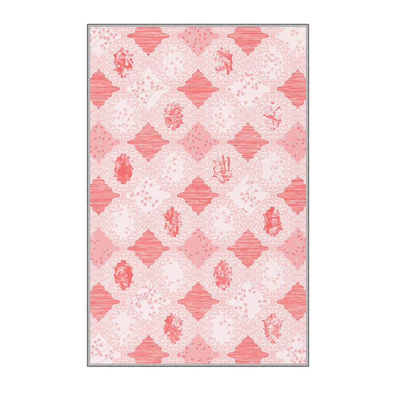 Premium 3D Printed Area Rug, 100% Polyester, Antibacterial, Non-Slip PVC Felt Bottom | 8 mm Pile Height, Machine Washable, Durable & Stylish for Living Room, Bedroom, & Home Décor