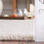 Tapis ivoire / beige en laine / coton touffeté à la main Sigrith-98674037