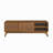 59 Inch Mid Century Modern Rattan Tv Stand For 65 Inch Tv, Entertainment Cabinet, Media Console For Living Room Media Room, Solid Wood Feet & Rattan Cabinet Doors-465660815