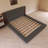 Gray Wood Frame Platform Bed-1617564682
