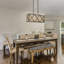 Lustre rectangulaire en bois 3 lumières Renken