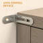 Buffet 55 po à 4 portes avec portes et tablettes-943209011