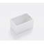 Baignoire autoportante de 47 po en acrylique, forme rectangulaire spacieuse, finition blanc brillant, trop-plein chromé et bonde escamotable certifiée CUPC