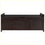 Banc à chaussures avec coussin amovible et espace de rangement caché-37098670