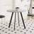 Modern Minimalist Circular Dining Table, Gray Cement Texture, Suitable For Restaurants, Kitchens, And Offices, Medieval Modern Small