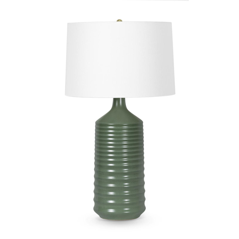 Lampe de table en céramique Temperance (olive)