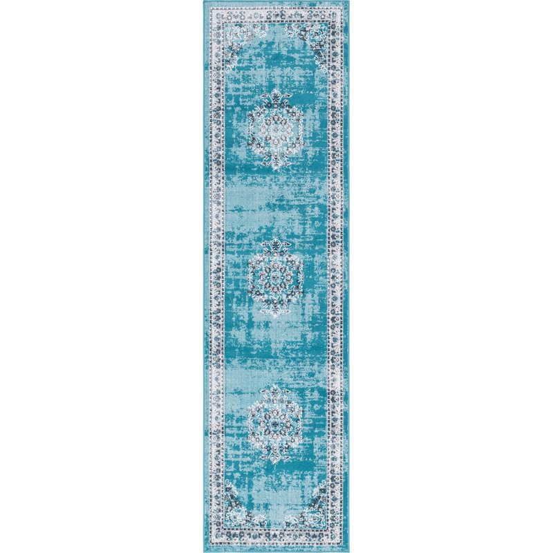 Oriental Indoor Rug, Runner 2'7" x 10'