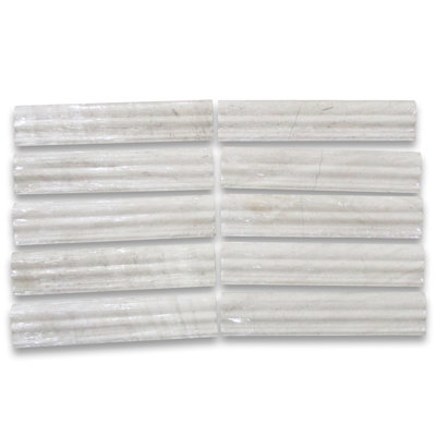 Moleanos Beige Golden Beach Limestone 2-1/2X12 Chair Rail Trim Moulding