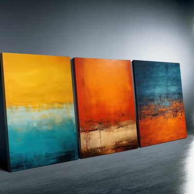 3 Piece Wrapped Canvas Print