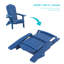 Chaise Adirondack pliante en plastique Halstein-2135445932