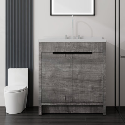 Meuble-lavabo autoportant 36 po avec lavabo 36 po