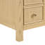Meuble-lavabo simple 30 po Rian en chêne scandinave, comptoir en quartz Giotto, lavabo carré encastré (1 trou), garniture bronze satiné-134532005-134532007