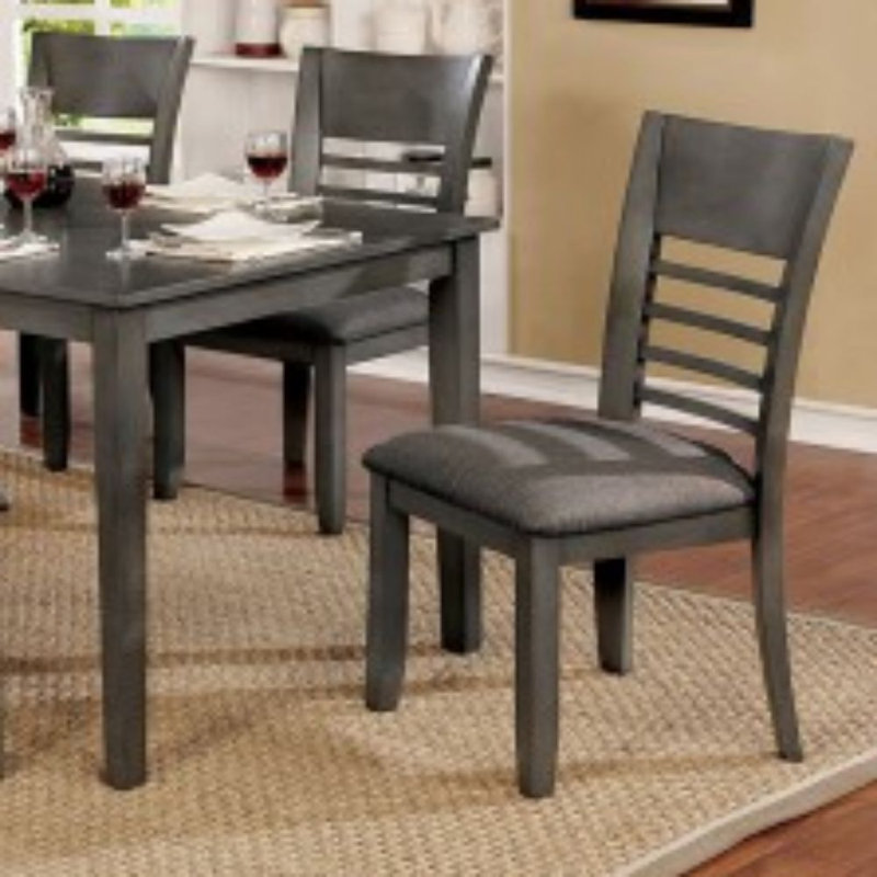 Ison Linen Upholstered Walnut Side Chair