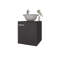 Meuble-lavabo avec lavabo intégré Wengue-2000612782