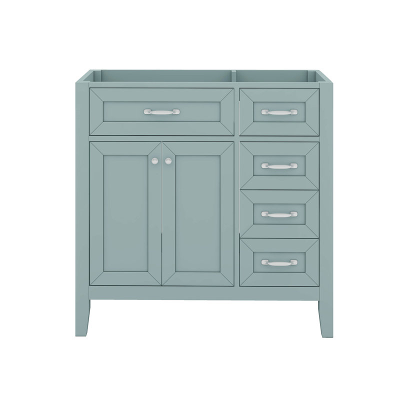 Meuble-lavabo 36 po sans lavabo, Vert