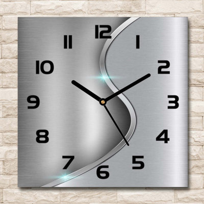 Glass Wall Clock