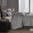 7 Piece Comforter Set with Jacquard Design and Decorative Pillows-113992382