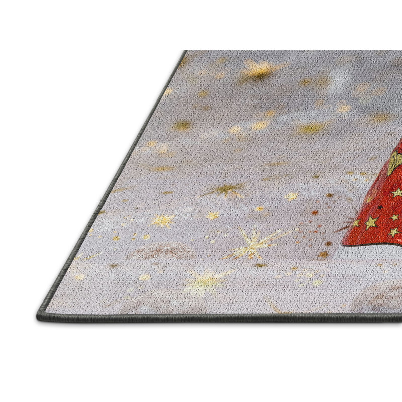 Tapis de noël zone rouge, Rectangle 2 pi x 3 pi