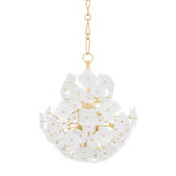 Barrytown Chandelier in Vintage Gold Leaf