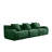 Boneless Sofa,3 Seat High-Quality Teddy Fabric,Anti-Slip Design,No Assembly Curved Armrests Streamlined,32D High Density Sponge For Living Rooms Bedrooms Reading Nook-2061538510-2047302585