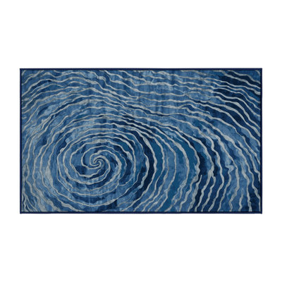 Tapis gris lavable à la machine