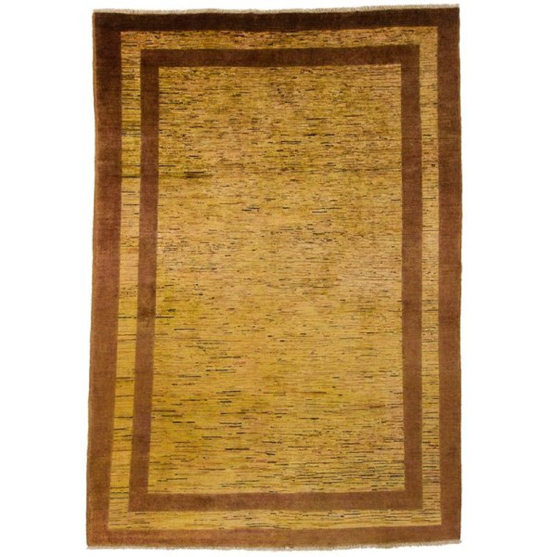 Rectangle 198 cm x 287 cm Geometric Wool Hand Woven Area Rug
